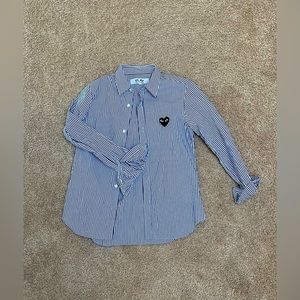 COMME DES GARÇONS PLAY striped shirt